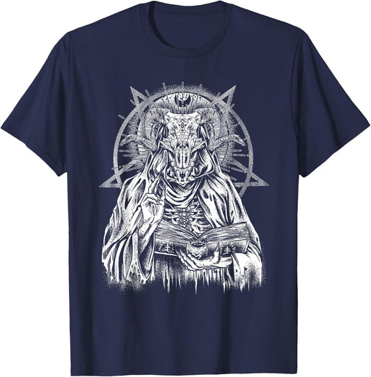 Devil Baphomet T-Shirt - T-Shirt | Navy