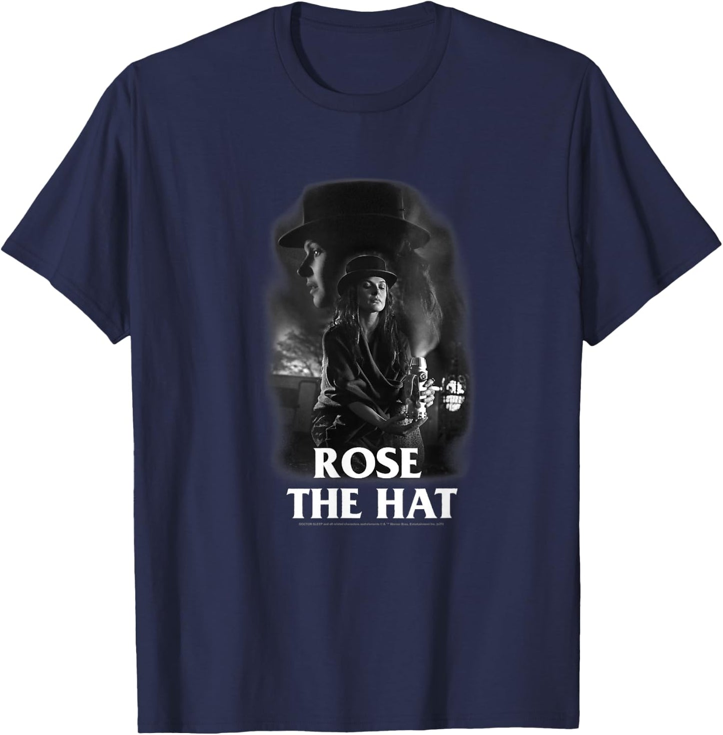Doctor Sleep Rose The Hat Movie Still Silhouette T-Shirt - T-Shirt | Navy
