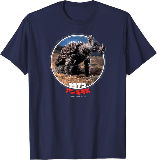 Godzilla Anguirus 1972 Icons of Toho T-Shirt - T-Shirt | Navy