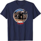 Godzilla Anguirus 1972 Icons of Toho T-Shirt - T-Shirt | Navy