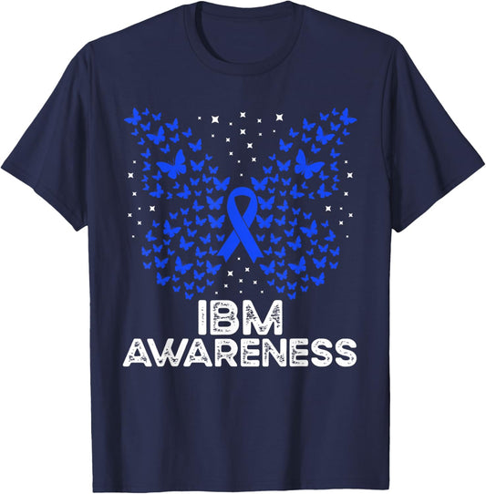 IBM Awareness IBM Butterfly T-Shirt - T-Shirt | Navy