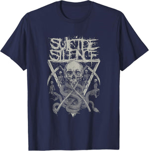 Suicide Silence - Official Merchandise - Scythe T-Shirt - T-Shirt | Navy