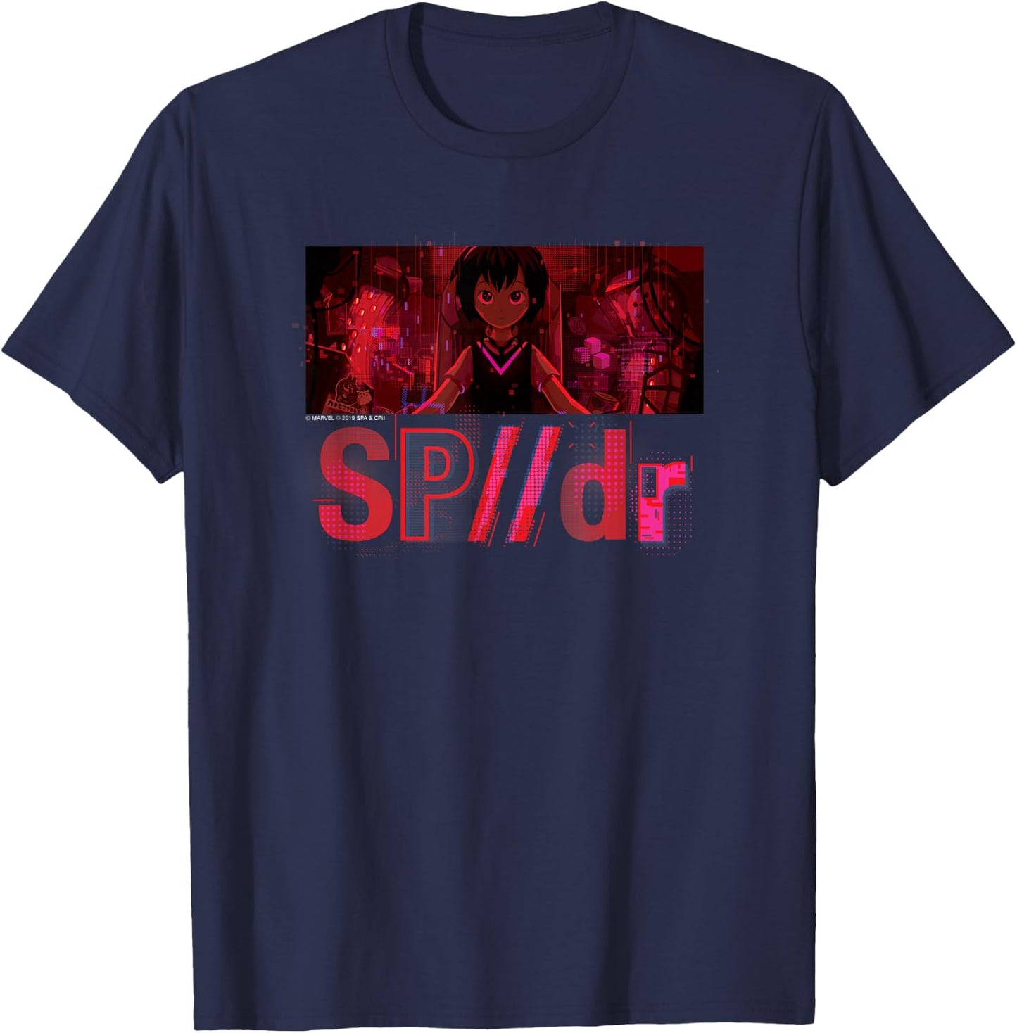 Marvel Spider-Man Into the Spider-Verse Sp//dr Peni Parker T-Shirt - T-Shirt | Navy