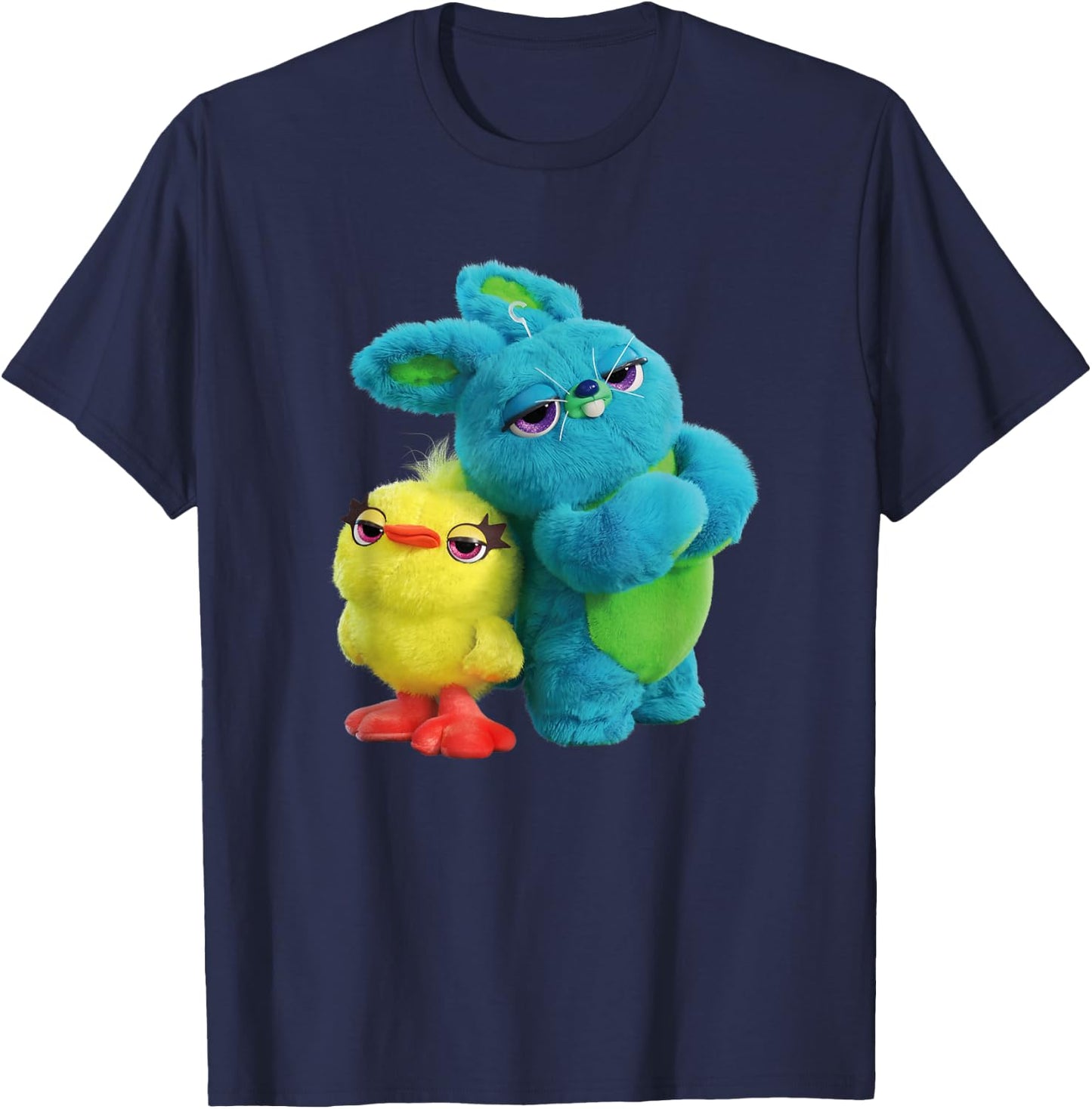 Disney Pixar Toy Story 4 Ducky and Bunny Tough Pose T-Shirt - T-Shirt | Navy