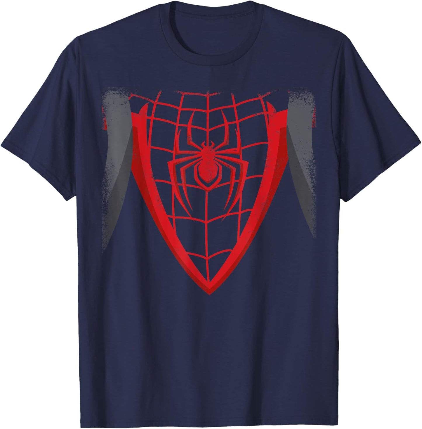 Marvel Spider-Man Miles Morales Game Spider-Cat Backpack T-Shirt - T-Shirt | Navy