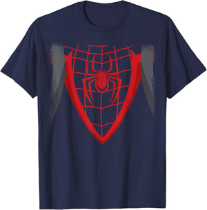 Marvel Spider-Man Miles Morales Game Spider-Cat Backpack T-Shirt - T-Shirt | Navy