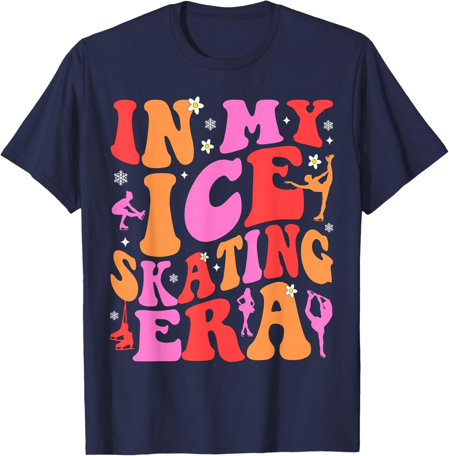 In My Ice Skating Era T-Shirt - T-Shirt | Navy