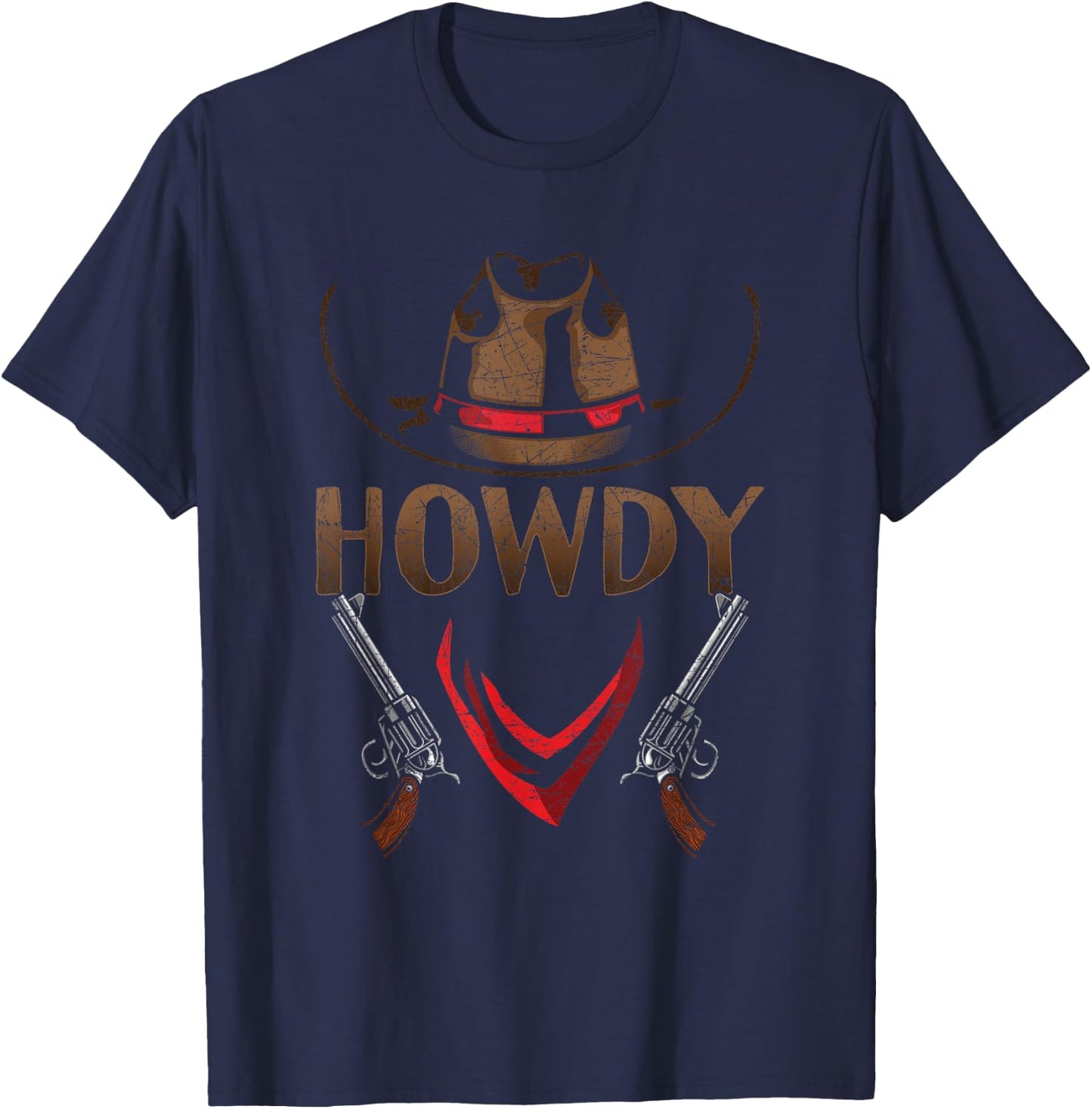 Howdy Cowboy T-Shirt - T-Shirt | Navy