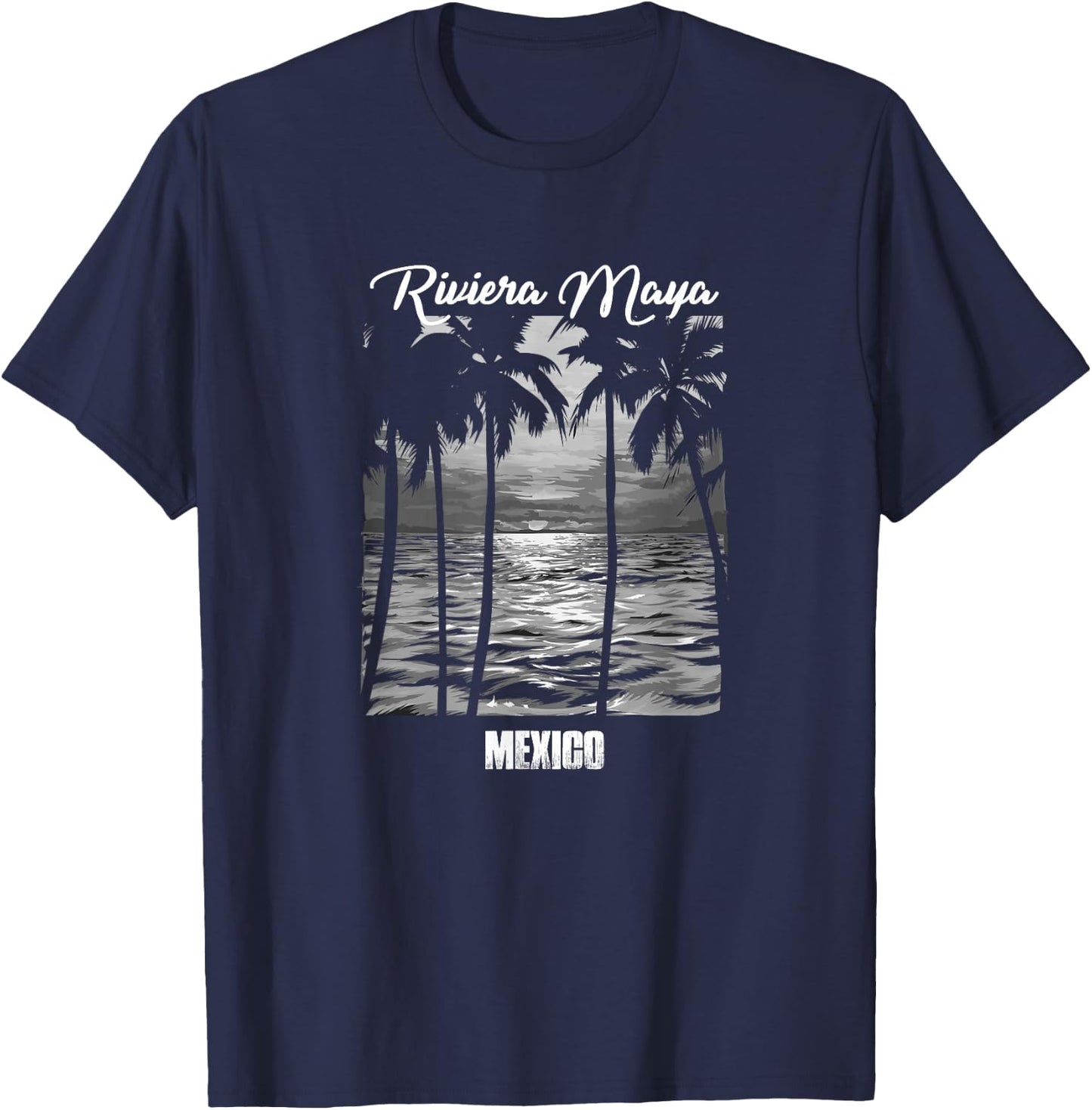 Riviera Maya Souvenir - Mexico Reminder T-Shirt - T-Shirt | Navy