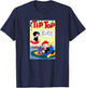 Nancy & Sluggo Comic Cover | Dog Stories Scratching Fleas T-Shirt - T-Shirt | Navy