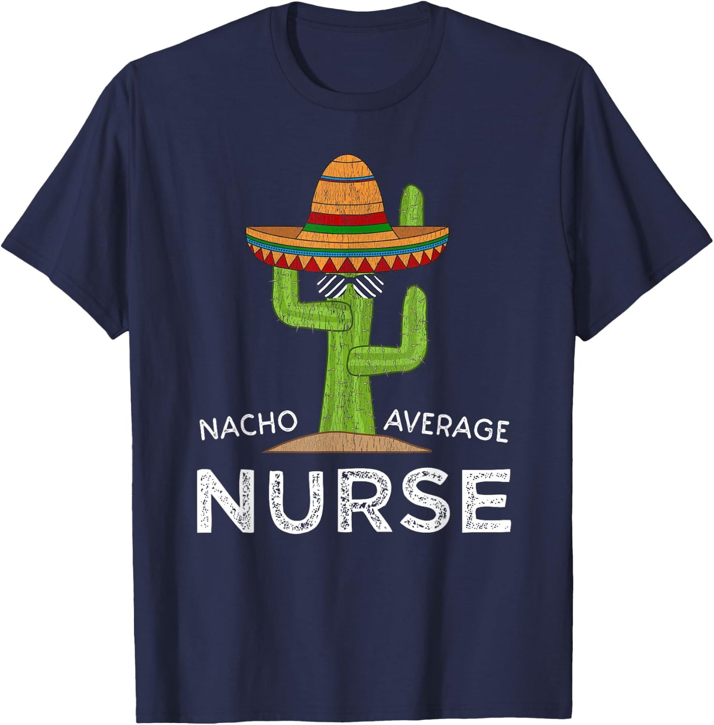 Fun Nursing Appreciation Humor | Funny Female & Male Nurse T-Shirt - T-Shirt | Navy