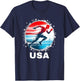 USA Team Track and Field Shirt Women Kids Track T-Shirt - T-Shirt | Navy