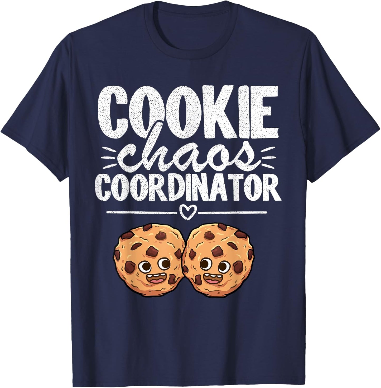 Cookie Chaos Coordinator Funny Scout Leader Cookie Dealer T-Shirt - T-Shirt | Navy
