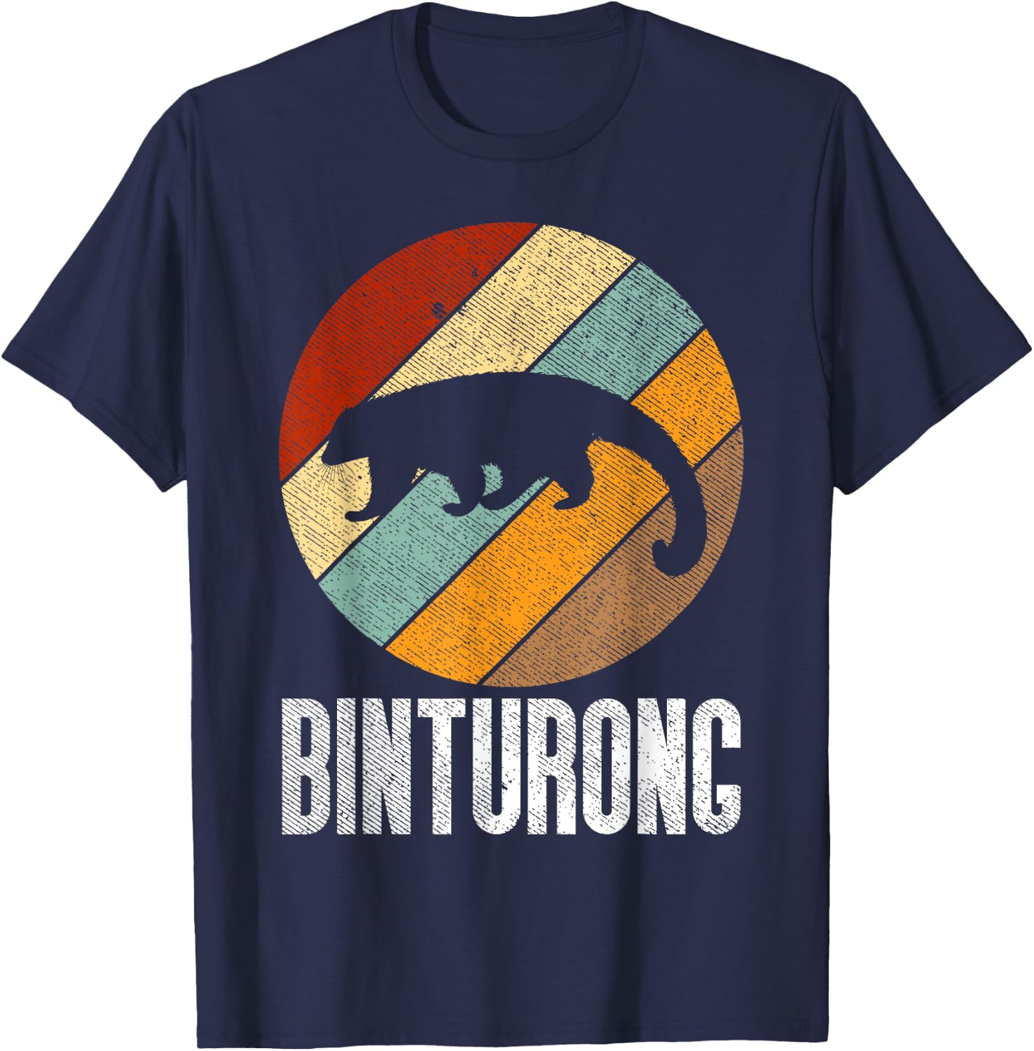 Vintage Binturong T-Shirt - T-Shirt | Navy