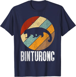 Vintage Binturong T-Shirt - T-Shirt | Navy