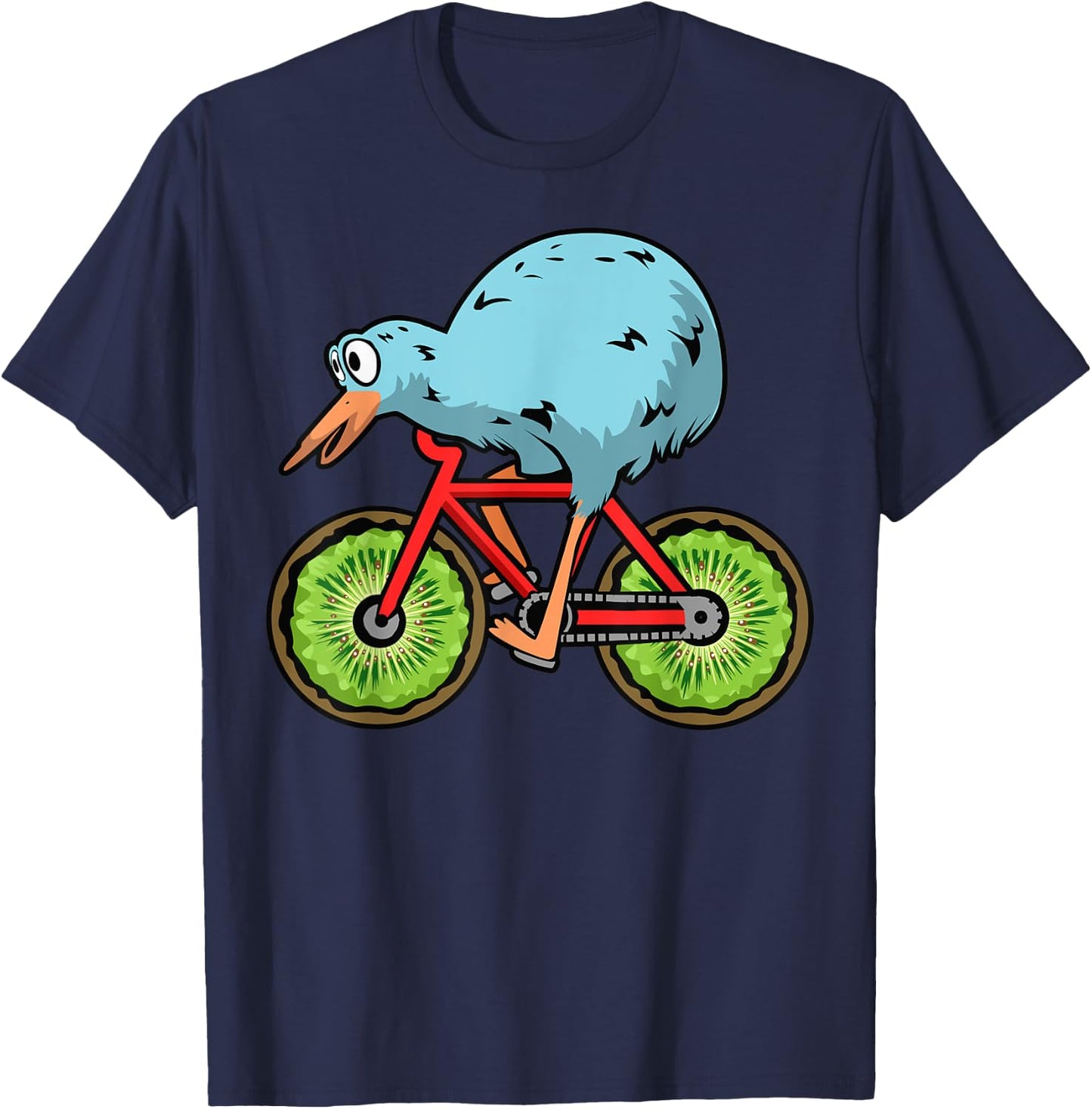 Funny Kiwi Gift Women Cool Kiwi Bird New Zealand T-Shirt - T-Shirt | Navy