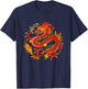 Asian Dragon T-Shirt - T-Shirt | Navy
