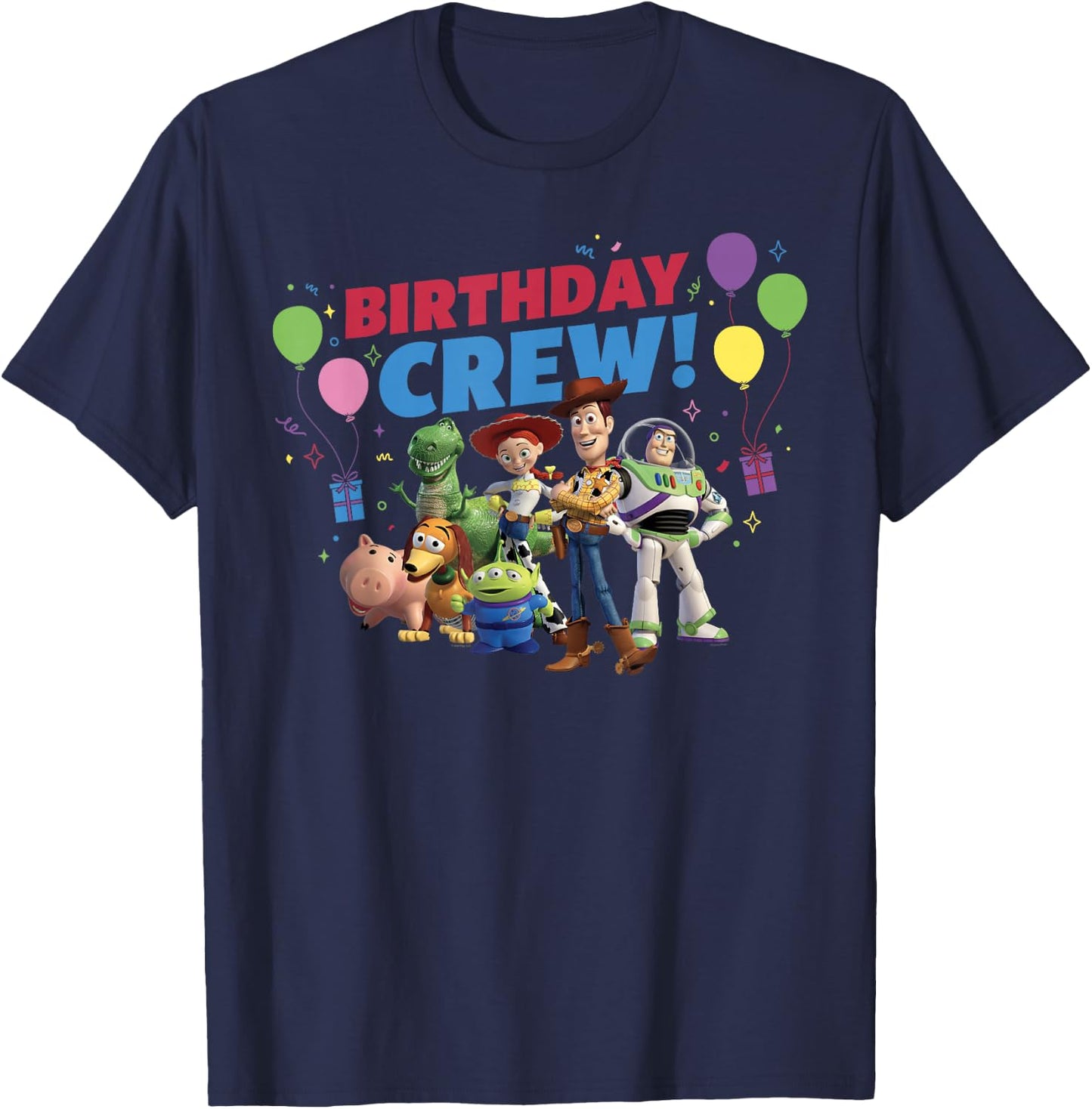 Disney and Pixar's Toy Story Family Party Birthday Crew T-Shirt - T-Shirt | Navy