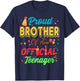 Proud Brother Of An Official Teenager For Family Party T-Shirt - T-Shirt | Navy