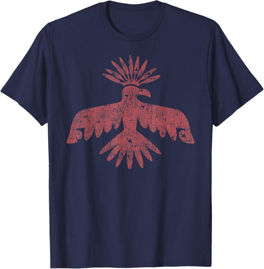 vintage Native American headdress Eagle T-Shirt - T-Shirt | Navy