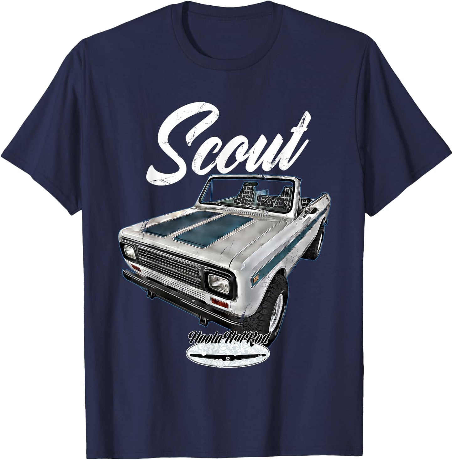 Scout,Classic,Truck,Pickup,International,Harvester,Oldtimer T-Shirt - T-Shirt | Navy