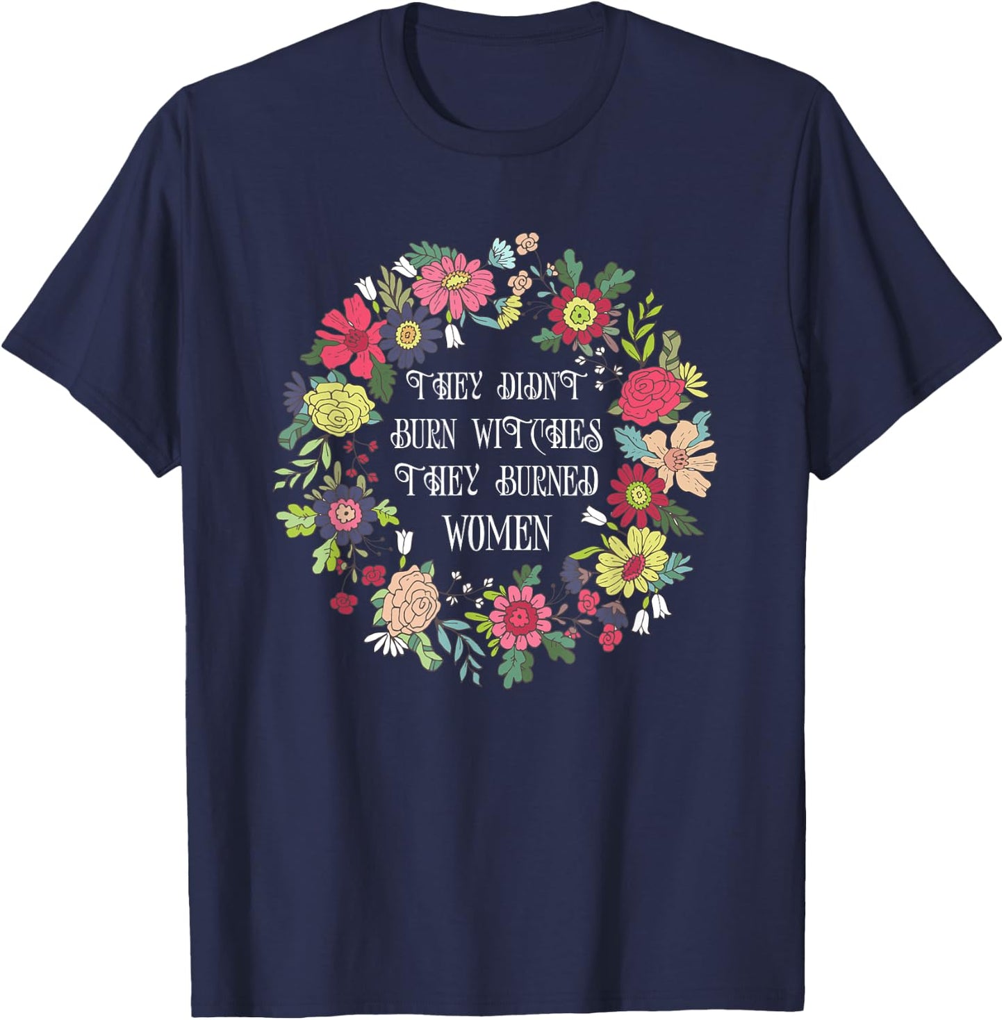 Feminist Witch T-Shirt - T-Shirt | Navy