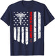 Physician Assistant American Flag Patriotic Medicine Gift T-Shirt - T-Shirt | Navy