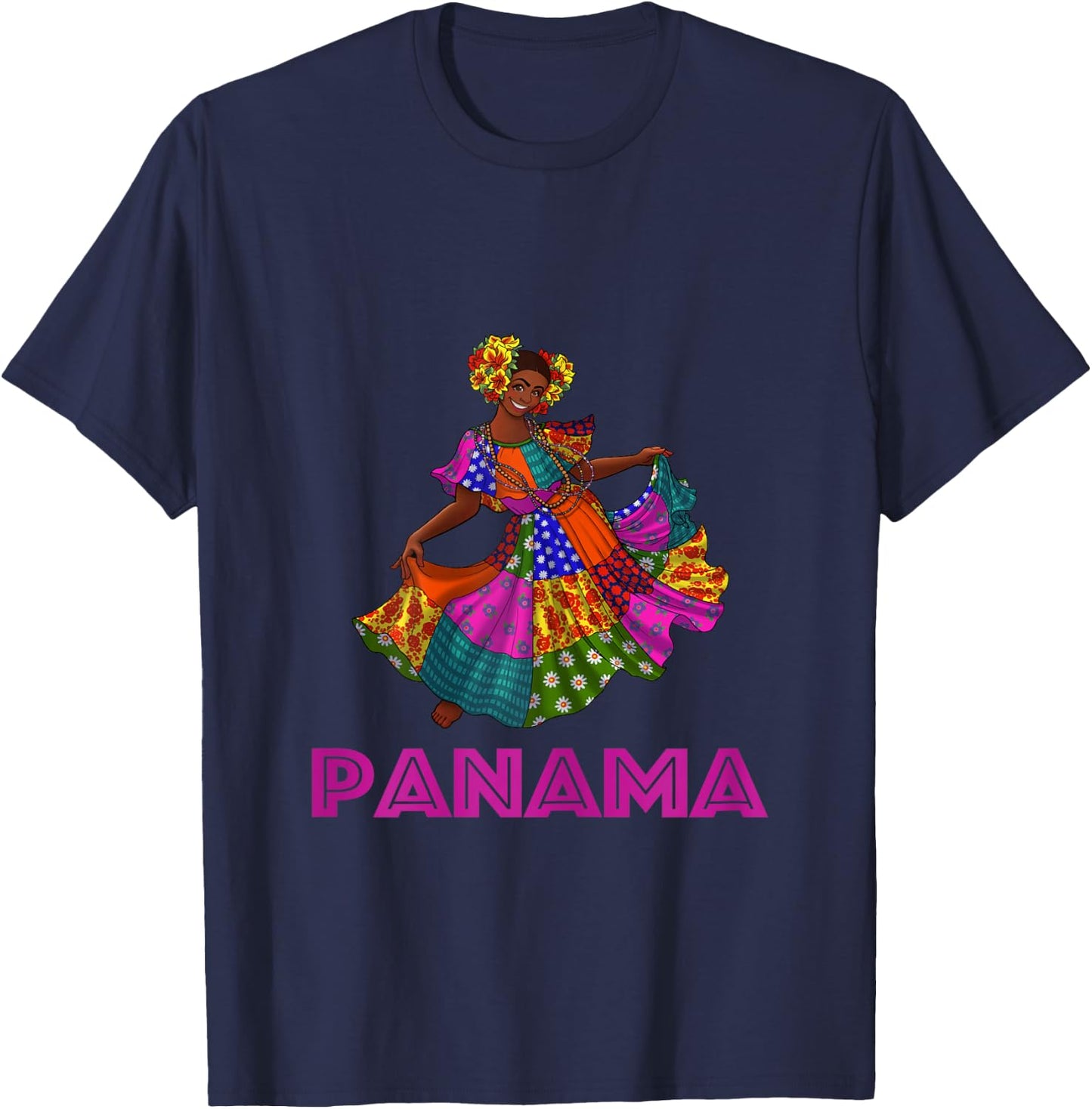 Panamanian Cultural Tourist Tea, Panama Pride & Heritage T-Shirt - T-Shirt | Navy