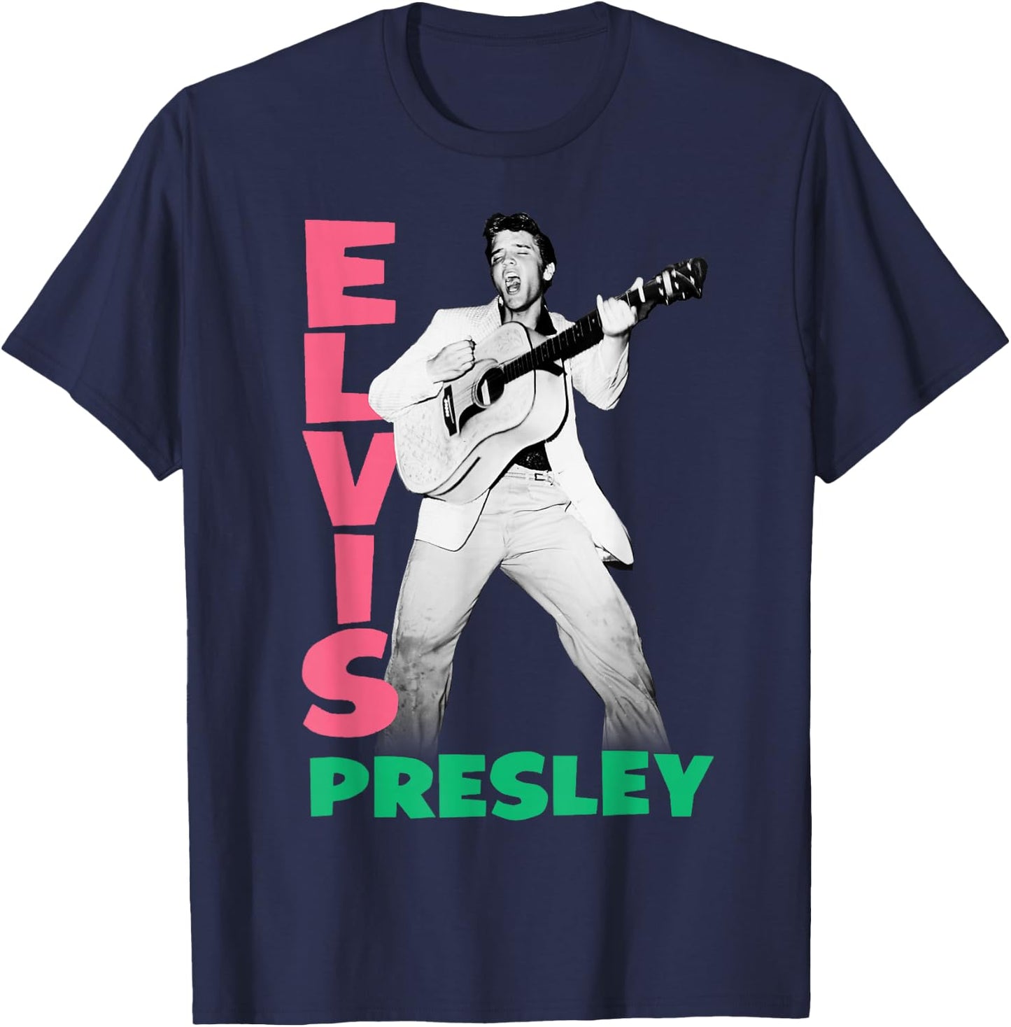 Elvis Presley Official 1956 T-Shirt - T-Shirt | Navy