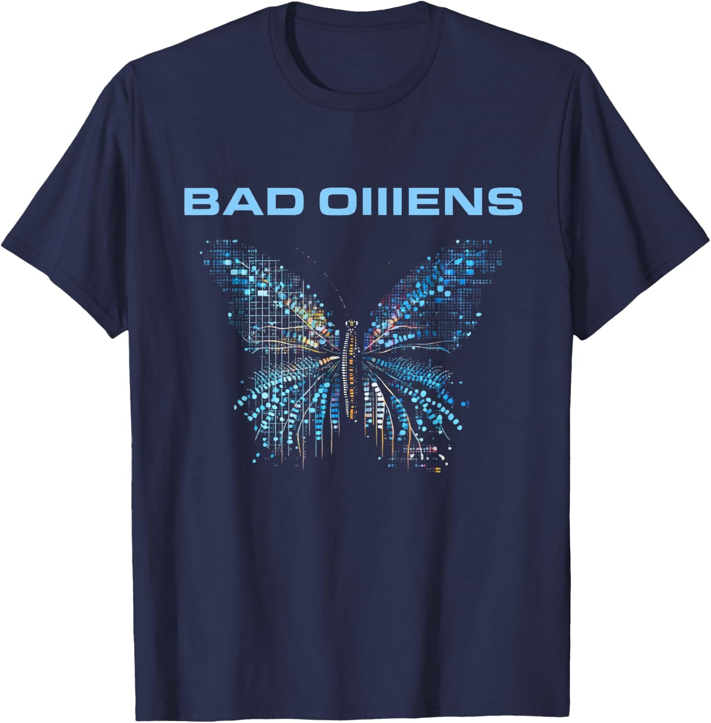Bad Omens Moth T-Shirt - T-Shirt | Navy
