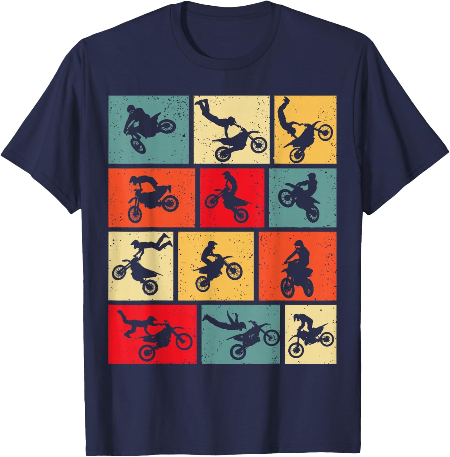 Dirt Bike Rider Motocross Enduro Dirt Biking T-Shirt - T-Shirt | Navy