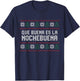 Puerto Rico Ugly Sweater for Christmas, Nochebuena T-Shirt - T-Shirt | Navy