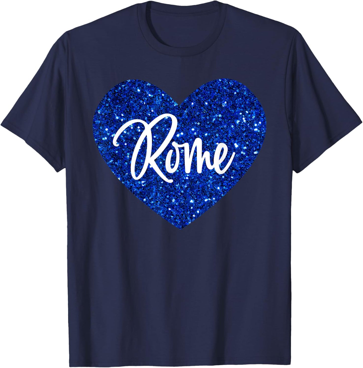 I Love Rome Italy T-Shirt - T-Shirt | Navy