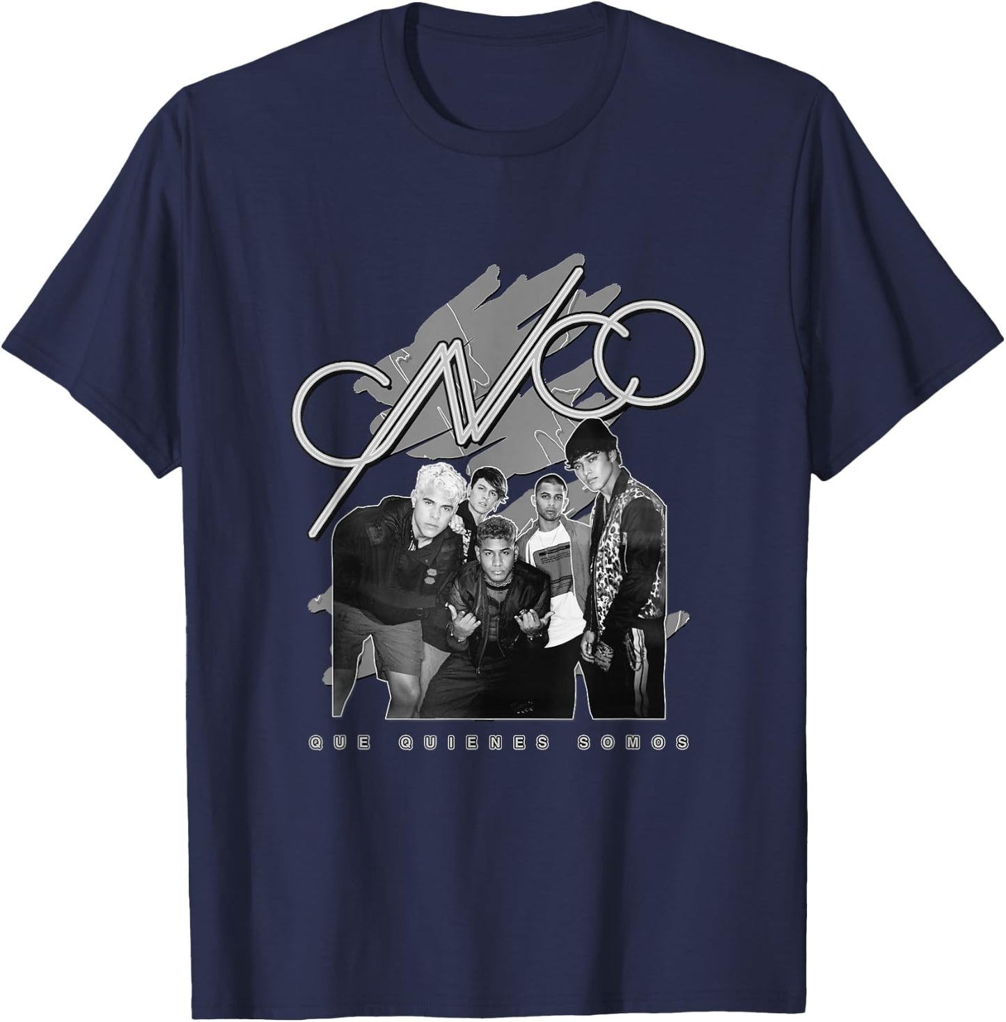 CNCO Official Black & White Album Photo T-Shirt - T-Shirt | Navy