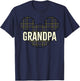 Disney Mickey and Friends Christmas Plaid Mickey Grandpa T-Shirt - T-Shirt | Navy