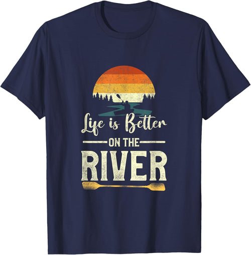 Retro Kayaking Life Is Better On The River