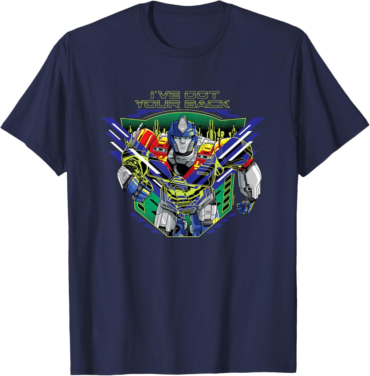 Transformers One I've Got Your Back Orion Pax Logo T-Shirt - T-Shirt | Navy