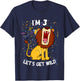 Kids 3 Year Old 3rd Birthday Party Lion T-Shirt - T-Shirt | Navy