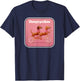 Doxycycline - Dachshund Riding a Bike - Doxy Cycling T-Shirt - T-Shirt | Navy