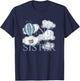 Sister of Mr Onederful Hot Air Balloon Blue 1st Birthday Boy T-Shirt - T-Shirt | Navy