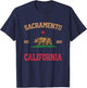 Sacramento California T-Shirt - T-Shirt | Navy