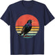 Retro Vintage Starling Nature Starling Bird Watcher T-Shirt - T-Shirt | Navy