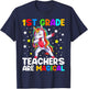 1st Grade Teachers Are Magical Unicorn Back To School Women Kids T-Shirt - T-Shirt | Navy