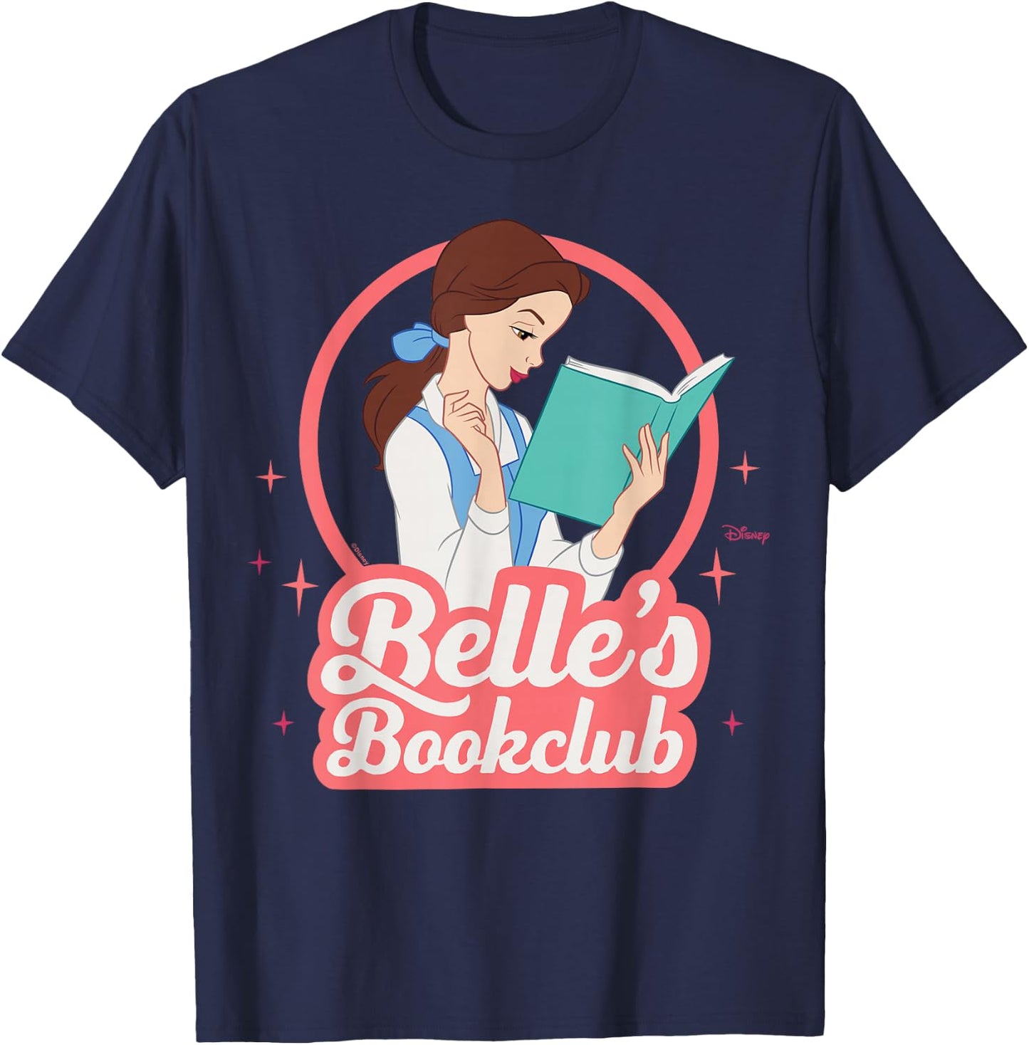 Disney Princess - Belle's Bookclub T-Shirt - T-Shirt | Navy