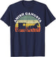 Amish Gangsta Horse and Buggy - Vintage Funny Amish Gift T-Shirt - T-Shirt | Navy