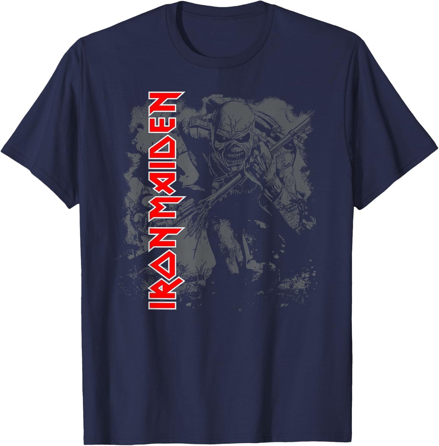 Iron Maiden - Hi Contrast Trooper T-Shirt - T-Shirt | Navy