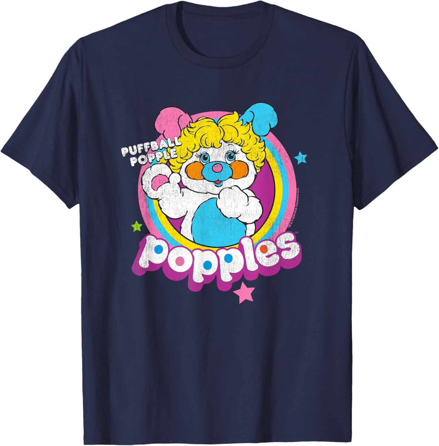 Popples Puffball Pobble T-Shirt - T-Shirt | Navy