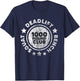 Squat Bench Deadlift 1000 lb Club Deadlifting Gym Workout T-Shirt - T-Shirt | Navy