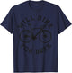 Will Bike For Beer Funny Cycling Road Bicycle Cyclist Gift T-Shirt - T-Shirt | Navy