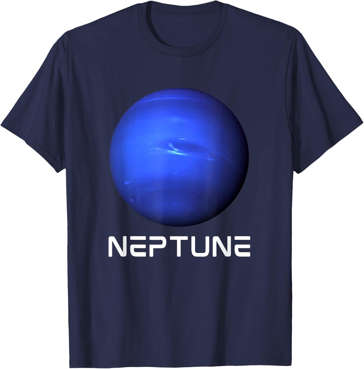 Solar System 8th Planet Neptune Outer Space T-Shirt - T-Shirt | Navy